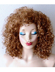 curly dark blonde wig