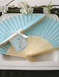 cheap -Material Party / Evening Hand Fans Bamboo Ribbons Beach Theme Classic Hand Fan
