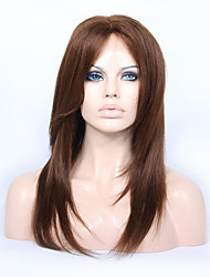 cheap -13x4 Lace Front Wig Free Part Layered Haircut Brazilian Hair Straight Wig 130% 150% 180% Density with Baby Hair Natural Hairline African American Wig Bleached Knots For Women&#039;s Human Hair Lace Wig