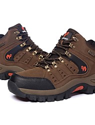 cheap -Men&#039;s Hiking Shoes Sneakers Hiking Boots Boots Waterproof Shock Absorption Cushioning Impact High-Top Fishing Hiking Climbing Cowsuede Leather Fall Winter Spring Gray Army Green Brown / Lightweight