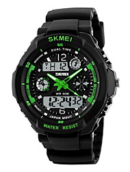 analog wrist watch with light