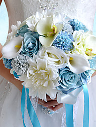cheap -Wedding Flowers Bouquets Wedding / Party / Evening Taffeta / Spandex / Dried Flower 11.02&quot;(Approx.28cm) Christmas