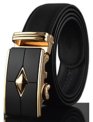 cheap -Men&#039;s Waist Belt Leather Alloy Belt Solid Colored