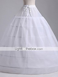 cheap -Wedding / Special Occasion / Party / Evening Slips Tulle / Polyester Floor-length A-Line Slip / Ball Gown Slip / Classic &amp; Timeless with