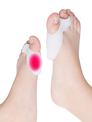 cheap -1 pair silicone feet care toe separator big toe bone bunion shield hallux valgus splint spreader pro protector corrector alignment foot massager