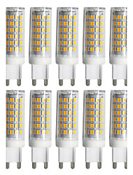 cheap -10pcs G9 LED Lamp Bulb 9W 2835 SMD LED Ceramic Spotlight Bulb Cool White Warm White Bulb AC 220-240V