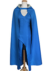 cheap -Game of Thrones Queen Daenerys Targaryen Dress Cosplay Costume Cloak Women&#039;s Movie Cosplay Dress More Accessories Halloween
