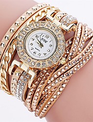 cheap -Hot Fashion Women Crystal Rhinestone Bracelet Luxury Ladies Quartz Wristwatches Quartz Watch for Women Analog Quartz Luxury Casual