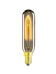 cheap -1pc 40 W E14 T10 Warm White 2300 k Retro / Dimmable / Decorative Incandescent Vintage Edison Light Bulb 220-240 V