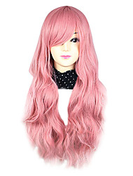 pink anime wig