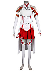cheap -Inspired by SAO Alicization Yuuki Asuna Anime Cosplay Costumes Japanese Cosplay Suits Patchwork Blouse Skirt Sleeves For Women&#039;s / Waist Accessory / Strap / More Accessories / Waist Accessory