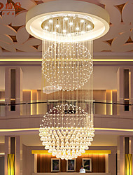 cheap -12 Bulbs 80 cm Crystal / Bulb Included / Designers Chandelier Metal Electroplated Chic &amp; Modern 110-120V / 220-240V