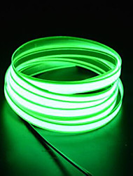 cheap -Interior Car 3m 9.8ft EL Wire Light LED Strip Flexible Neon Lamp Tube Cable For Automotive Car Interior Decoration