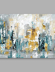 cheap -Oil Painting Hand Painted Horizontal Abstract Modern Stretched Canvas