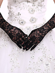 cheap -Lace Opera Length Glove Bridal Gloves / Party / Evening Gloves With Lace Wedding / Party Glove