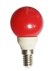 cheap -1pc 0.5 W LED Globe Bulbs 15-25 lm E14 G45 7 LED Beads Dip LED Decorative Red 100-240 V / RoHS / CE Certified