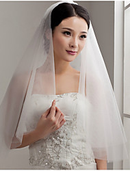 two tier bridal veil