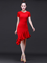 red dance dress