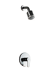 cheap -Simple Style Rain Shower / Bathroom Sets Chrome Feature - Handshower Included / Shower, Shower Head