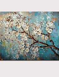 cheap -Oil Painting Handmade Hand Painted Wall Art Flower Blossom Tree Home Decoration Décor Rolled Canvas No Frame Unstretched