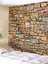 cheap -Wall Tapestry Art Decor Blanket Curtain Picnic Tablecloth Hanging Home Bedroom Living Room Dorm Decoration Architecture Wall Vintage Rustic Brick Rock Masonry