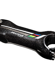 cheap -31.8 mm Bike Stem 17 degree 90 mm Carbon Fiber Lightweight High Strength Easy to Install for Cycling Bicycle 3K Glossy