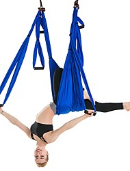 cheap -Aerial Yoga Swing Flying Yoga Strap Yoga Hammock Padded Foam Sports Nylon Fiber Nylon Fitness Aerial Yoga Inversion Exercises Ultra Strong Antigravity Decompression Inversion Therapy For All