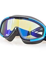 cheap -Swimming Goggles Portable Anti-Fog Professional For Adults&#039; Polycarbonate Polycarbonate Blacks Blue