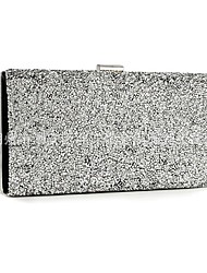 dark silver clutch bag