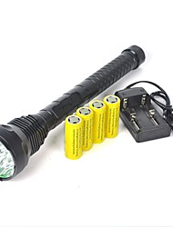cheap -18000 lm LED Flashlights / Torch / Handheld Flashlights / Torch LED 1 Mode Professional