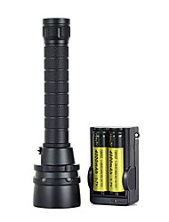 cheap -7000 lm LED Flashlights / Torch LED 1 Mode Waterproof / Portable / Professional