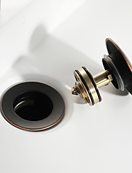 cheap -Faucet accessory - Superior Quality - Contemporary Brass Pop-up Water Drain With Overflow - Finish - Oil Rubbed Bronze