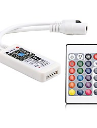 cheap -WiFi Wireless LED Smart Controller Working with Android and IOS System Mobile Phone Free App for RGB LED Light 5V to 28V DC 4A Comes With One 24 Keys Remote Control