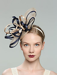 cheap -Flax Fascinators with Net 1pc Wedding / Special Occasion Headpiece