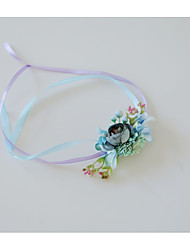cheap -Wedding Flowers Wrist Corsages / Costume Accessories Wedding / Wedding Party Bead / Fabrics 0-10 cm Christmas