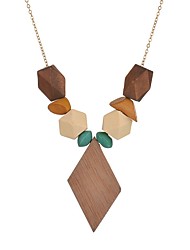 cheap -1pc Beaded Necklace For Women&#039;s Ceremony Graduation Wood Vintage Style