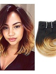 8 Bundles Human Hair Brazilian Ombre Hair Weaves Deep Wave Hair
