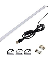 cheap -0.5m Rigid LED Light Bars 36 LEDs 5630 SMD 14mm 1Set Mounting Bracket Warm White Cold White USB Suitable for Vehicles USB Powered 1pc