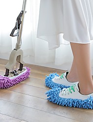 cheap -Multifunction Floor Dust Cleaning Slippers Shoes Lazy Mopping Shoes Home Floor Cleaning Micro Fiber Cleaning Shoes