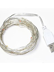 cheap -USB 5m String Lights 50 LEDs Led Waterproof Lamp Christmas Wedding New Year