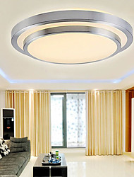 cheap -27 cm LED Ceiling Light Flush Mount Lights Round Double Layer PVC Acrylic Electroplated 90-240V 110-120V 220-240V / CE Certified