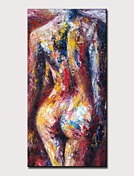 cheap -Oil Painting Hand Painted Vertical People Nude Modern Rolled Canvas (No Frame)