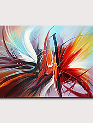 cheap -Oil Painting Hand Painted Horizontal Abstract Classic Modern Rolled Canvas (No Frame)