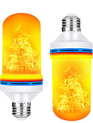 cheap -LED Flame Effect Fire Light Bulb (2 Pack) 4 Modes Flame Light Bulbs with Gravity Sensor E26 E27 Base Flame Bulb for Atmosphere Festival Halloween Christmas Decoration Warm White 85-265V