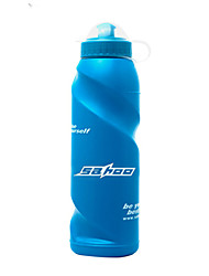 cheap -Bike Sports Water Bottle Portable Lightweight Wearproof For Cycling Bicycle Road Bike Mountain Bike MTB Plastic Blue