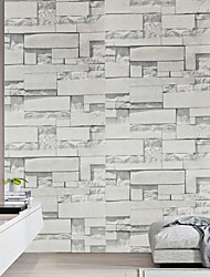 cheap -Wallpaper Wall Covering Sticker Film Brick Peel and Stick Removable Vinyl PVC Home Décor 100*45 cm