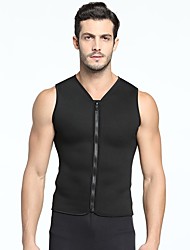 cheap -MYLEDI Men&#039;s Wetsuit Top 3mm SCR Neoprene Top Thermal Warm Anatomic Design Quick Dry High Elasticity Sleeveless Back Zip - Swimming Diving Surfing Autumn / Fall Winter Spring