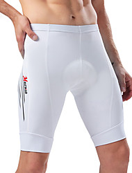 cheap -cheji® Men&#039;s Cycling Padded Shorts Summer Lycra Bicycle Riding Bike Pants / Trousers Bottoms 3D Pad Sports White Mountain Bike MTB Road Bike Cycling Clothing Apparel Bike Wear