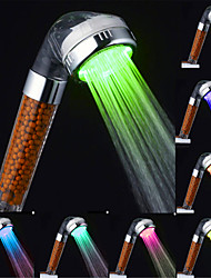 cheap -Contemporary Hand Shower Electroplated Feature - LED / Shower / Color Gradient, Shower Head