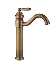 cheap -Bathroom Sink Faucet - Single Antique Copper / Gold / Rose Gold Other Single Handle One HoleBath Taps